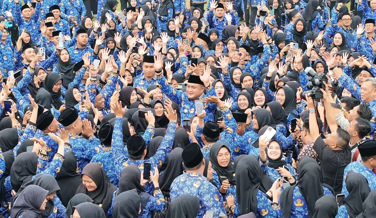 Bupati Bogor, Rudy Susmanto Pemerintah Kabupaten Bogor sudah menetapkan sebanyak 9.756 formasi.Ist