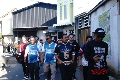 Bupati Dony Jalan Gembira Peringati Milangkala ke-39 Kecamatan Cimanggung.Ist