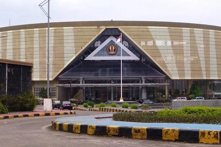 Gedung Rektorat Universitas Padjadjaran (Unpad) di Jatinangor, Sumedang.