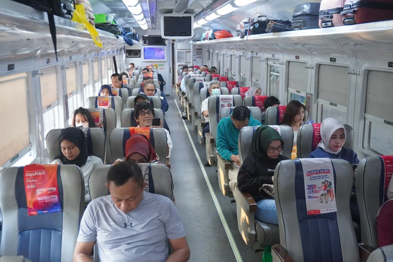 Libur Nataru, 3,1 Juta Tiket Kereta Terjual