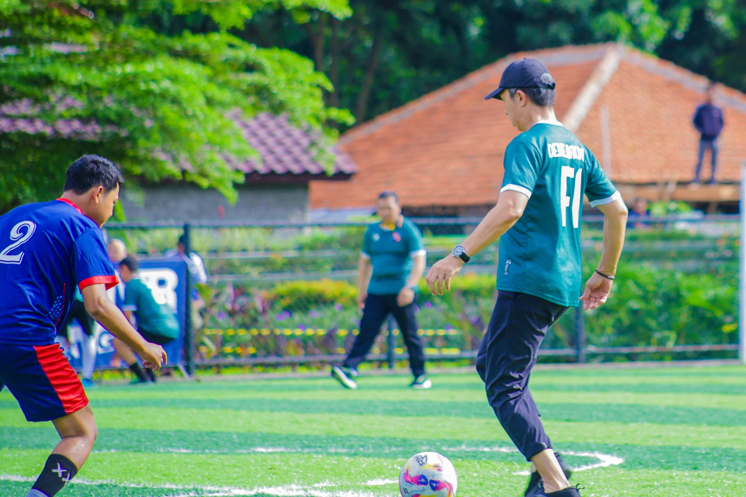 Grand Opening Lapangan Mini Soccer Taman Manunggal dilakukan langsung oleh Wali Kota Bogor, Dedie A. Rachim.Ist
