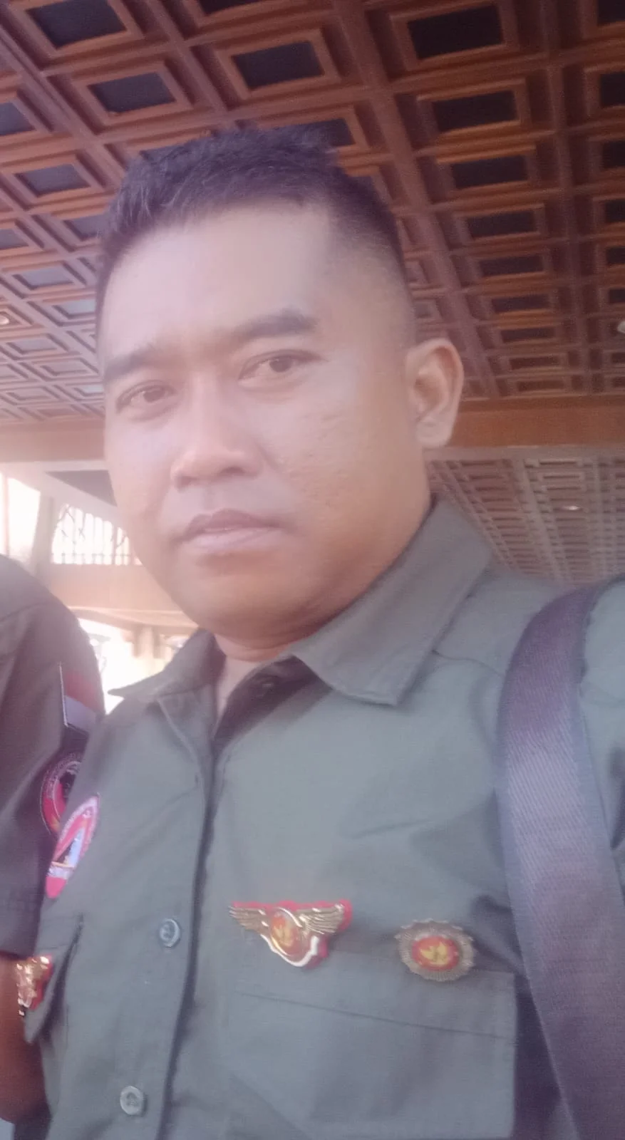 Ketua PAC LSM Trinusa Kota Bandung,Rohman Budiman.(KS)