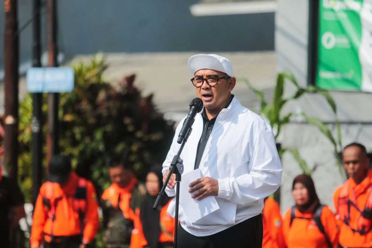 Wali Kota Bandung, Muhammad Farhan, menginstruksikan Badan Penanggulangan Bencana Daerah (BPBD) Kota Bandung untuk memitigasi dampak gempa.Dok-Diskominfo Kota Bandung
