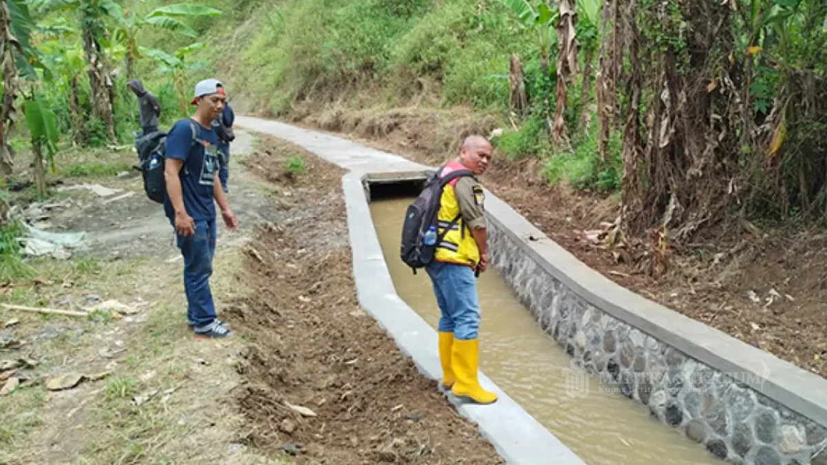 Dinas PU Sukabumi Tingkatkan Jaringan Irigasi di Parakanlima Cikembar