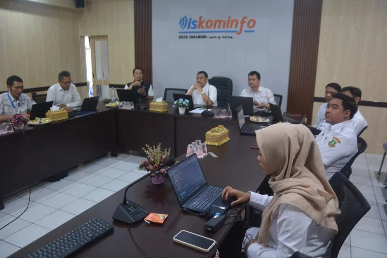 Kepala Bidang Aptika Diskominfo Kota Sukabumi Dudi Wahyudin, menjelaskan bahwa bimtek yang menghadirkan narasumber dari Diskominfo Provinsi Jawa Barat.Dok-Diskominfo Kota Sukabumi