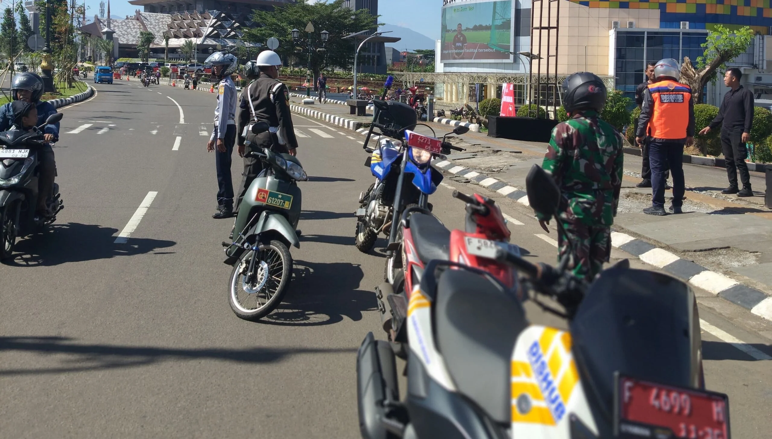 Kepala Bidang Lalu Lintas Dinas Perhubungan Kabupaten Bogor, Dadang Hengky menjelaskan, pelanggaran parkir saat ini sudah menurun signifikan.Dok-Diskominfo Kab Bogor