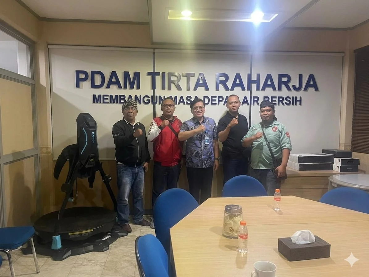 Welly Nugraha saat menerima audensi Trinusa, Gema Peta, Rumah Aspirasi Warga dan jurnal polisi news.Dok-Narasumber