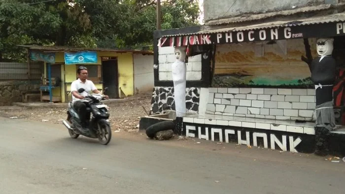 Salah satu jalan Gang Pocong di Bogor