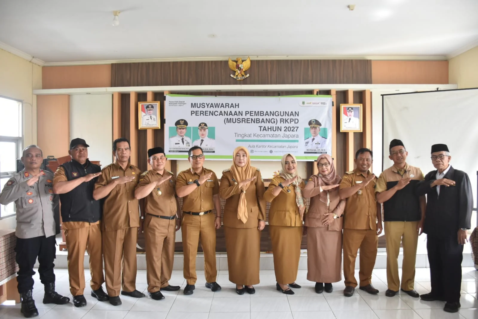 Wakil Bupati Kuningan Tuti Andriani yang menyampaikan amanat Bupati Kuningan Dian Rachmat Yanuar sebagai arah kebijakan pembangunan ke depan.Dok-IKP/Diskominfo Kuningan