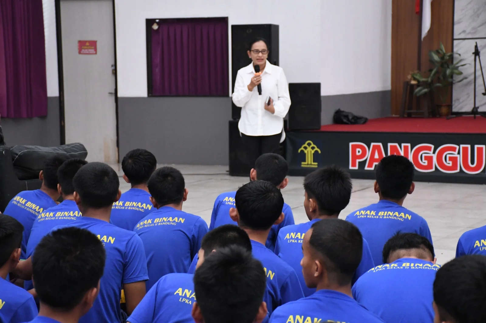 Kegiatan bakti sosial pemeriksaan kesehatan mata dan gigi di Lembaga Pembinaan Khusus Anak Bandung (LPKA Bandung), Rabu, 5 Maret 2025.