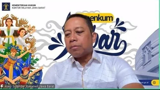 Kepala Kantor Wilayah Kemenkum Jabar, Asep Sutandar.Dok-Humas Kemenkum Jabar