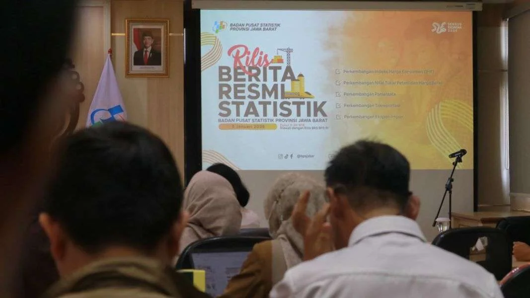 BPS Provinsi Jawa Barat juga merilis nilai tukar petani (NTP) Desember 2025. NTP Desember 2025.Ist