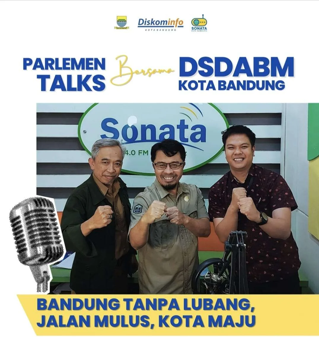 Wakil Ketua Komisi III DPRD Kota Bandung, Agus Andi Setyawan, serta Kepala Bidang Jalan dan Jembatan DSDABM Kota Bandung, Sandi Suhendar.Ist