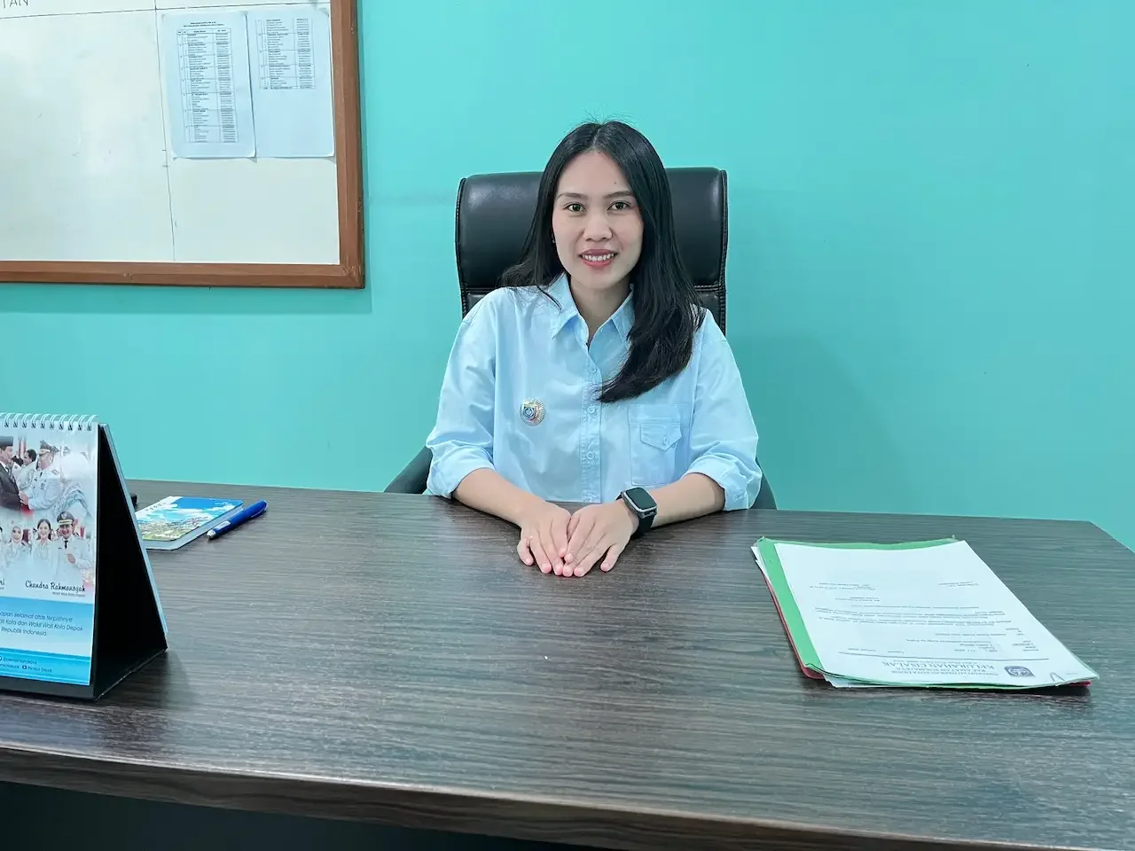 Lurah Cisalak, Helviana Rahayu. (Foto: JD 02/Diskominfo Depok).