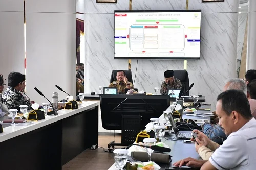 Bupati Sumedang  Dony Ahmad Munir tegaskan komitmen untuk terus mendorong pembangunan daerah yang kolaboratif, inovatif, dan berdampak langsung bagi kesejahteraan masyarakat.Dok-Diskominfosanditik Sumedang