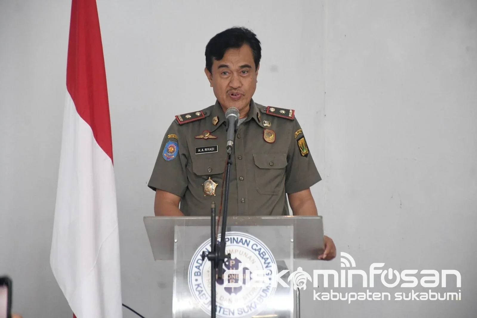 Kepala Satpol PP Kabupaten Sukabumi, Ahmad Riyadi.Dok- Bidang IKP_Diskominfosan