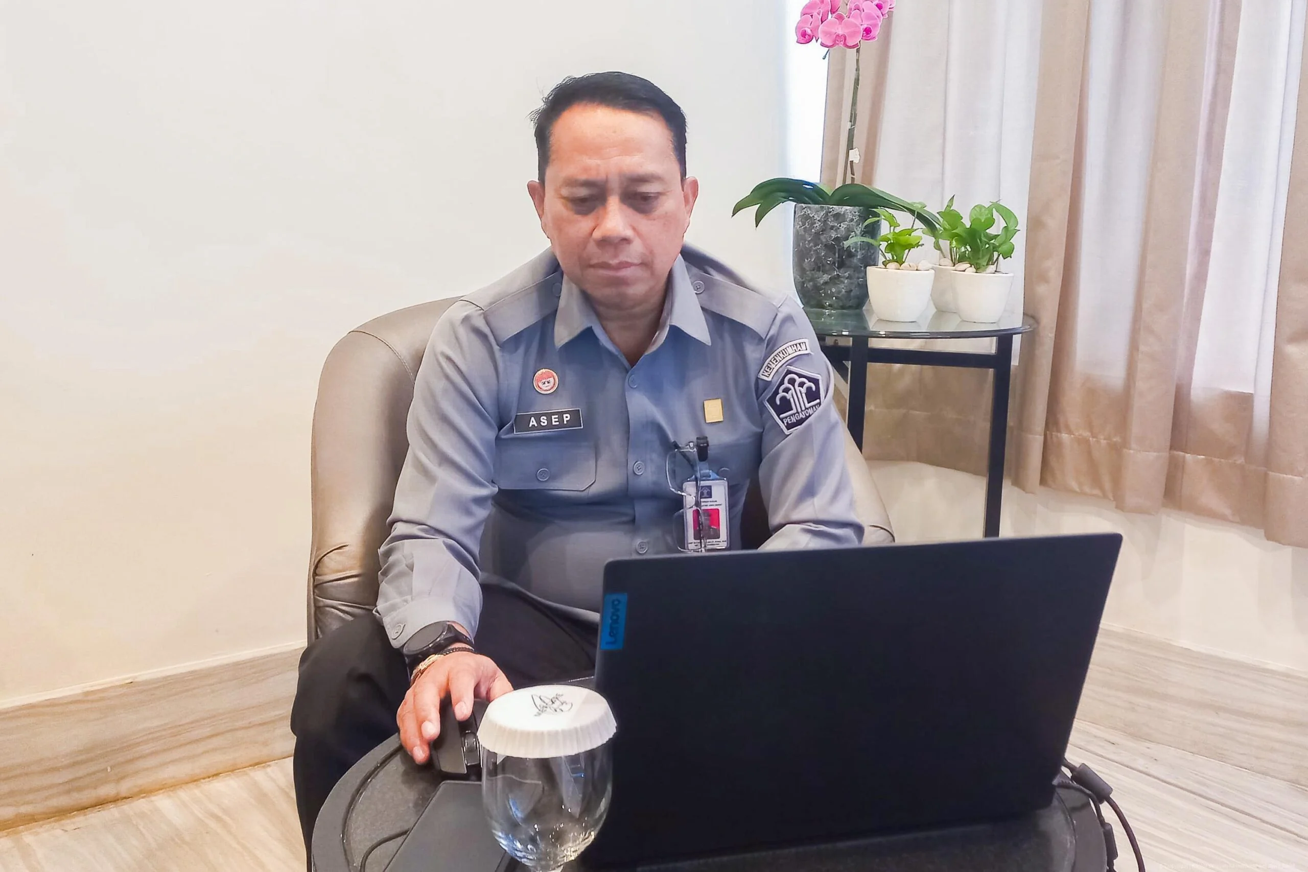 Kepala Kantor Wilayah Kemenkum Jabar, Asep Sutandar.Ist