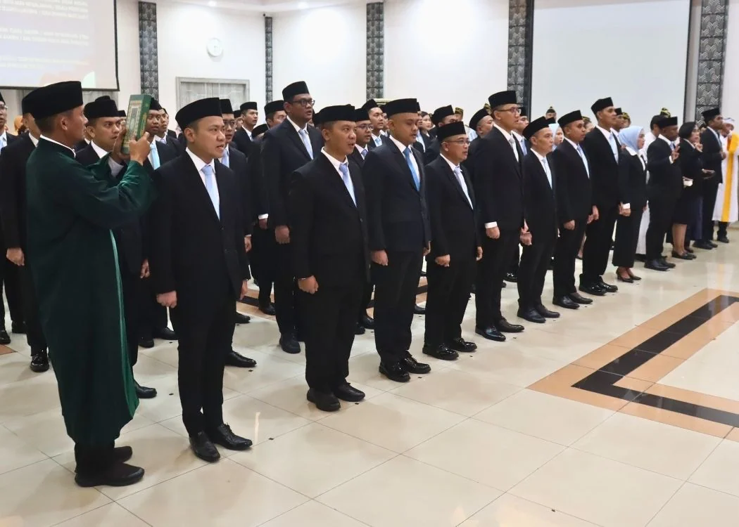 Kepala Kantor Wilayah Kemenkum Jawa Barat, Asep Sutandar, menunjukkan atensi dan dukungan penuhnya terhadap sinergitas antar-instansi hukum dan HAM di wilayah Jawa Barat.Ist