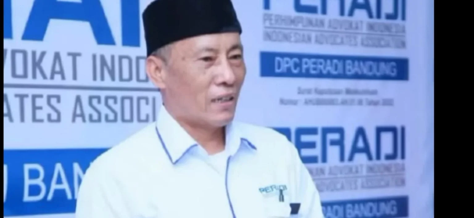 Ketua Pusat Bantuan Hukum (PBH) Peradi Bandung, Fidelis Giawa SH