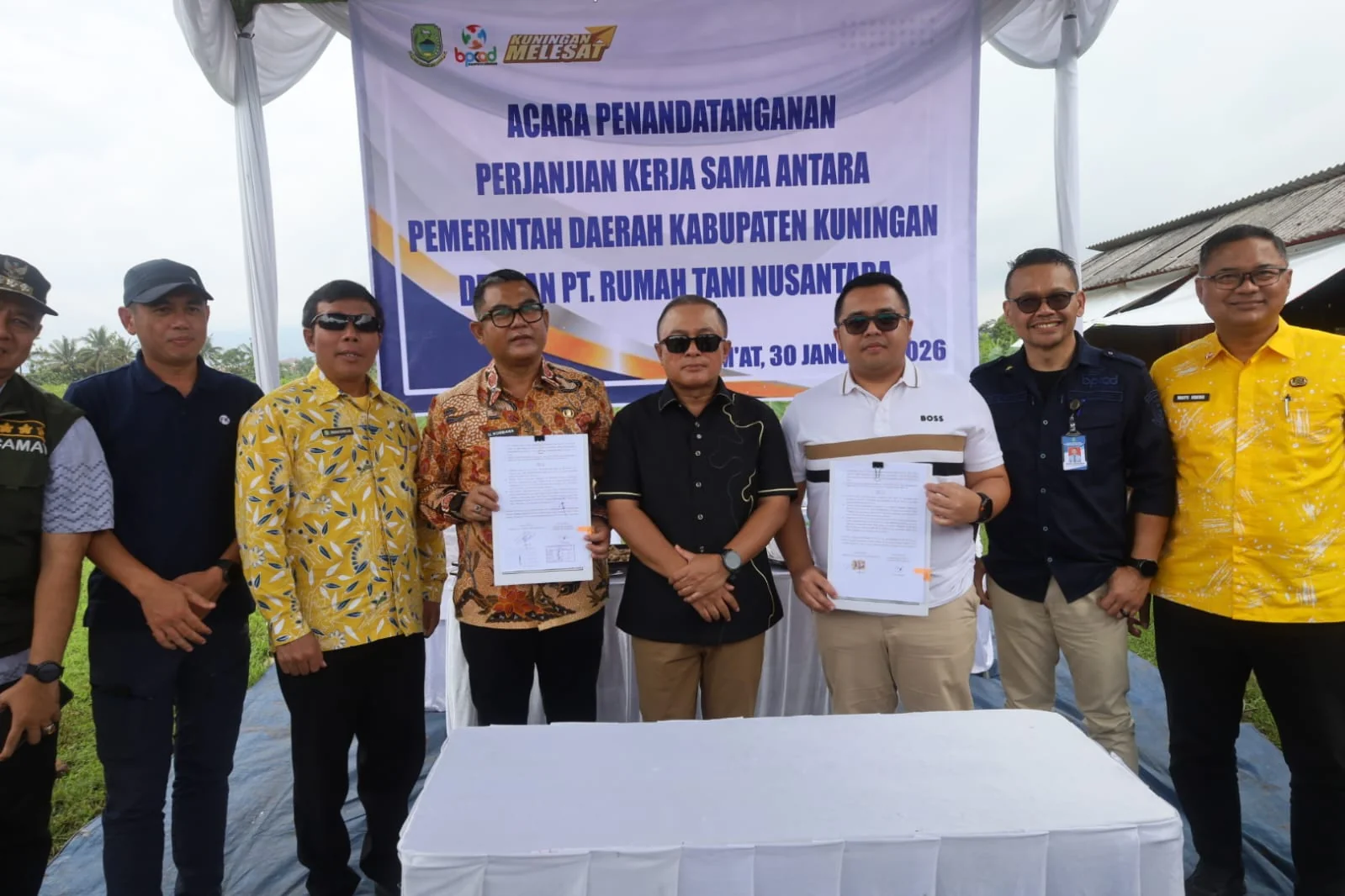 Bupati Kuningan Dr. H. Dian Rachmat Yanuar, M.Si mengatakan, bahwa kerja sama ini bukan sekadar target angka PAD, melainkan bagian dari perubahan pola pikir birokrasi agar lebih inovatif dan berorientasi hasil.Dok-IKP/Diskominfo Kuningan