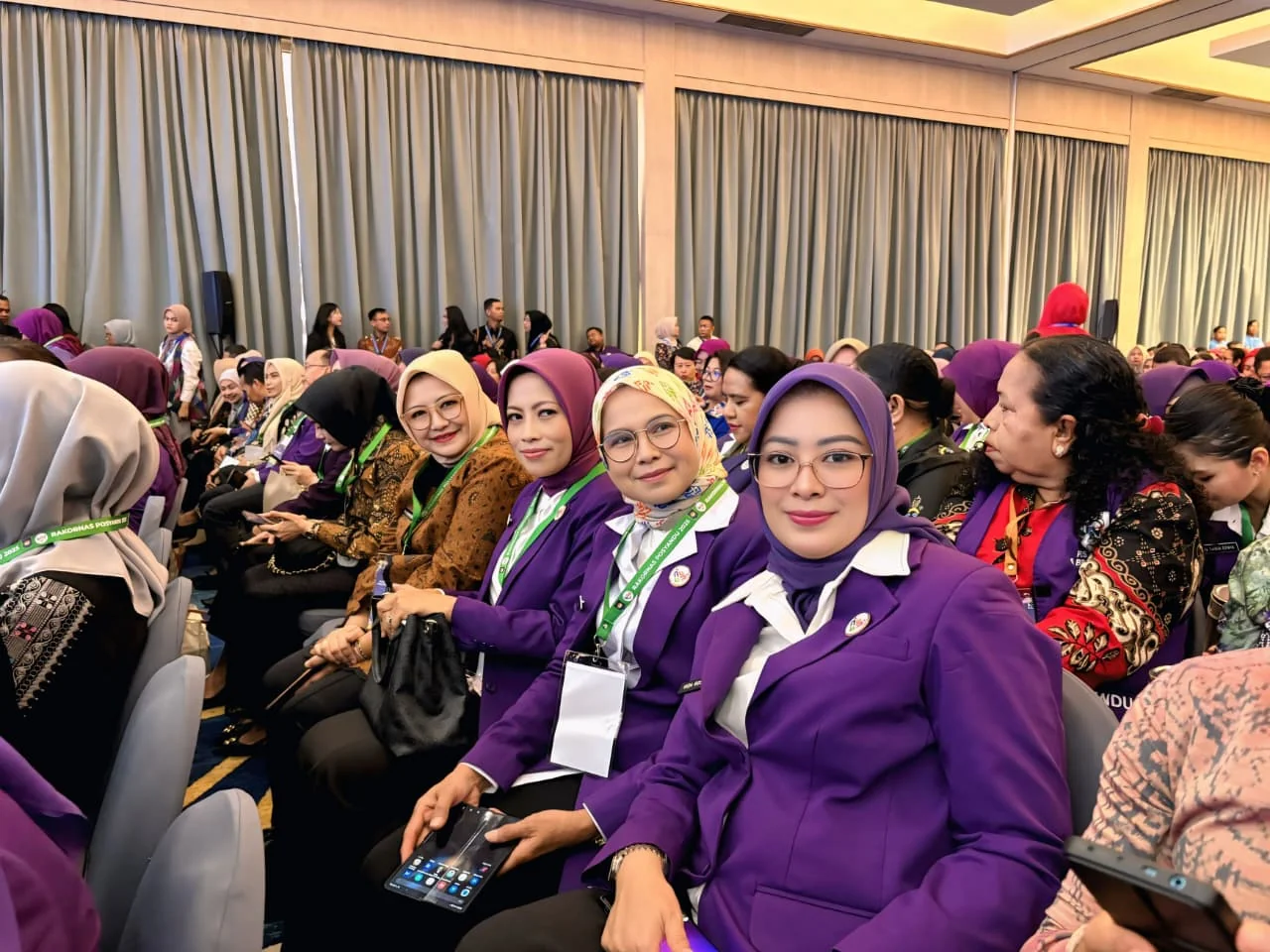 Ketua Tim Penggerak (TP)  Posyandu Kabupaten Kuningan, Hj. Ela Helayati, S.Sos,.Ist