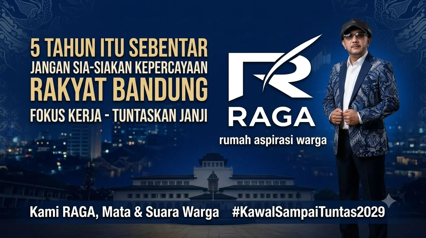 RAGA Ingatkan Pimpinan Kota Bandung, Lebih Baik Fokus Kerja.Dok-Narsum