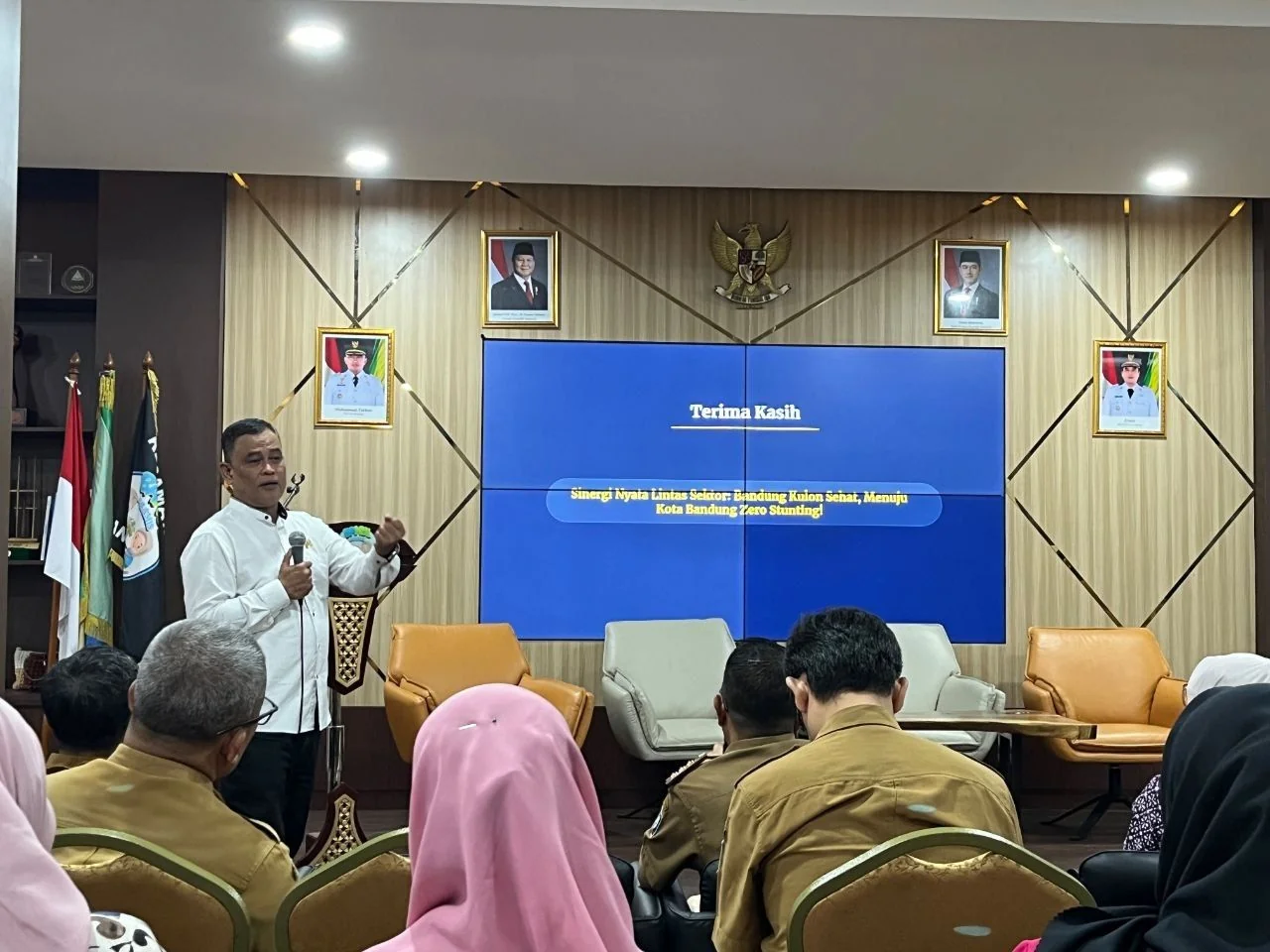 Anggota Komisi IV DPRD Kota Bandung, Drs. Heri Hermawan, M.M.Pd., menghadiri Lokakarya Mini Kesehatan Triwulan III, di Kecamatan Bandung Kulon,Dok-Cipta/Humpro DPRD Kota Bandung.