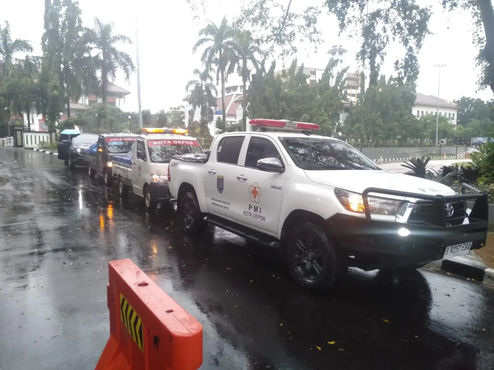 Armada tanggap bencana PMI Kota Depok. (Foto:Dok.Narasumber)
