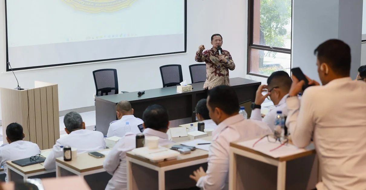Wakil Ketua KPK, Fitroh Rohcahyanto, saat membuka kuliah umum pada Sekolah Staf dan Pimpinan Tinggi (Sespimti) Polri Dikreg ke-35 Tahun Ajaran 2026, di STIK-Lemdiklat Jakarta.Dok-Humas KPK