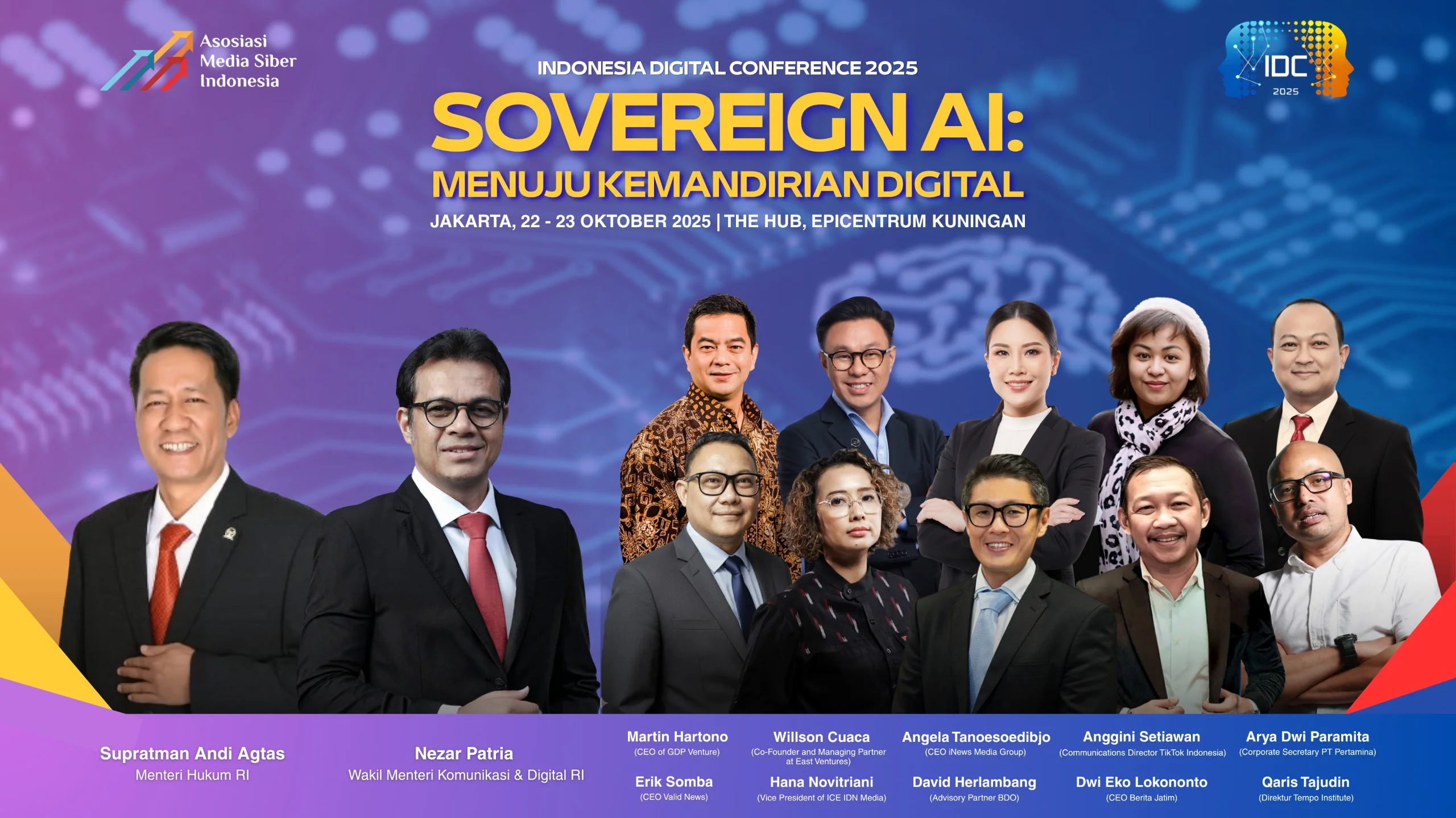 AMSI Gelar IDC 2025, Mengusung Tema "Sovereign AI: Menuju Kemandirian Digital”