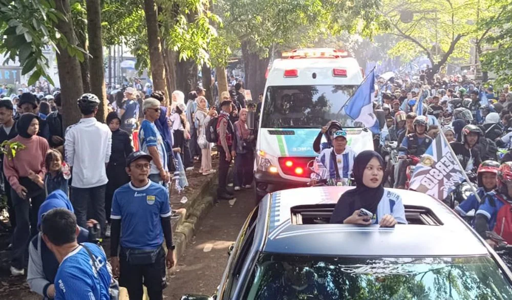 Membiru Lagi, Tradisi Pawai Juara Panca Takhta Berlanjut.Dok-Persib Bandung