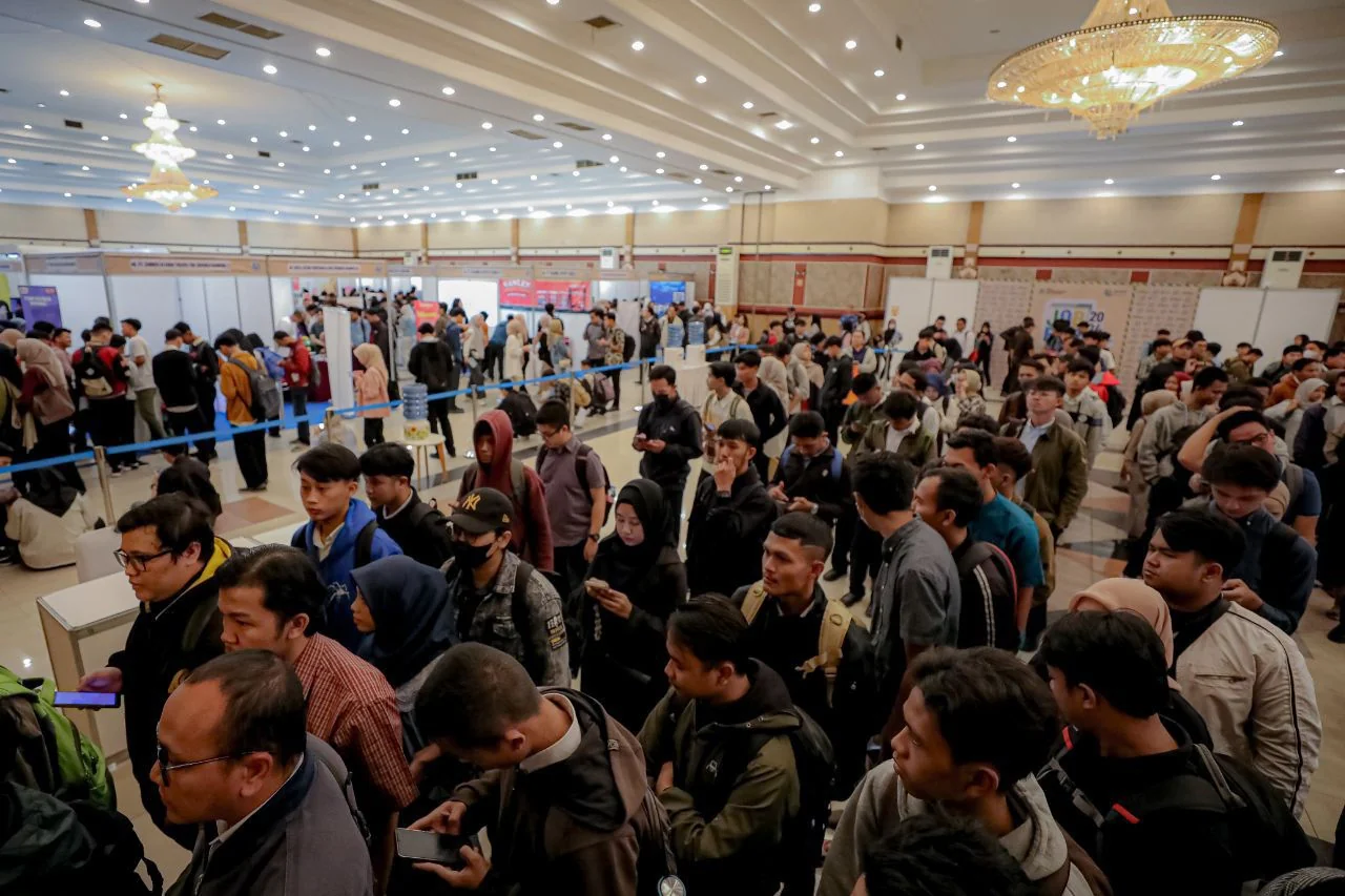 Kepala Disnaker Kota Bandung, Yayan Ahmad Brilyana mengatakan, penyelenggaraan job fair dilatarbelakangi dengan masih tingginya angka pengangguran terbuka dibanding rata-rata nasional.Dok-Diskominfo Kota Bandung
