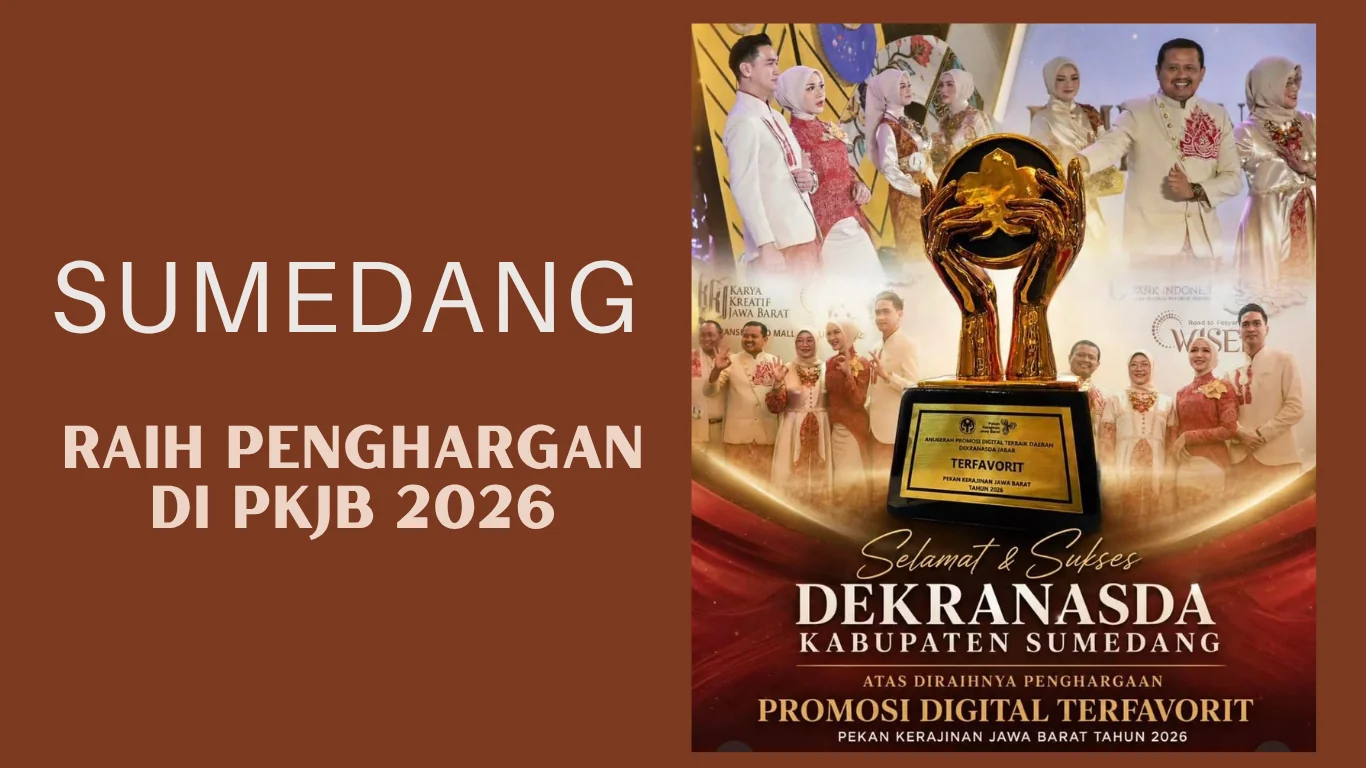 Bupati Sumedang Dony Ahmad Munir menyampaikan rasa syukur atas penghargaan tersebut. Menurutnya, capaian ini merupakan hasil kerja bersama seluruh elemen yang memiliki komitmen memajukan ekonomi kreatif daerah.Dok-Diskominfosanditik Sumedang