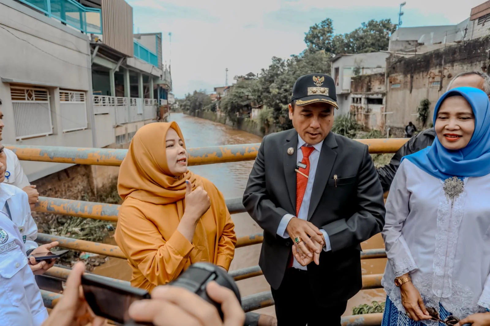 Wakil Wali Kota Bandung, Erwin yang hadir memastikan perbaikan.Ist segera dilakukan.Ist