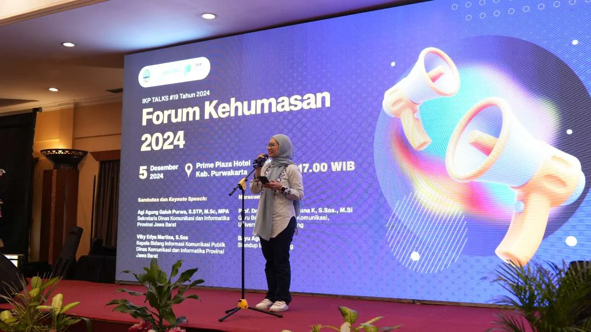 Kepala Bidang Informasi Komunikasi Publik (IKP) Dinas Komunikasi dan Informatika (Diskominfo) Jabar Viky Edya Martina.(Dok-Humas Jabar)