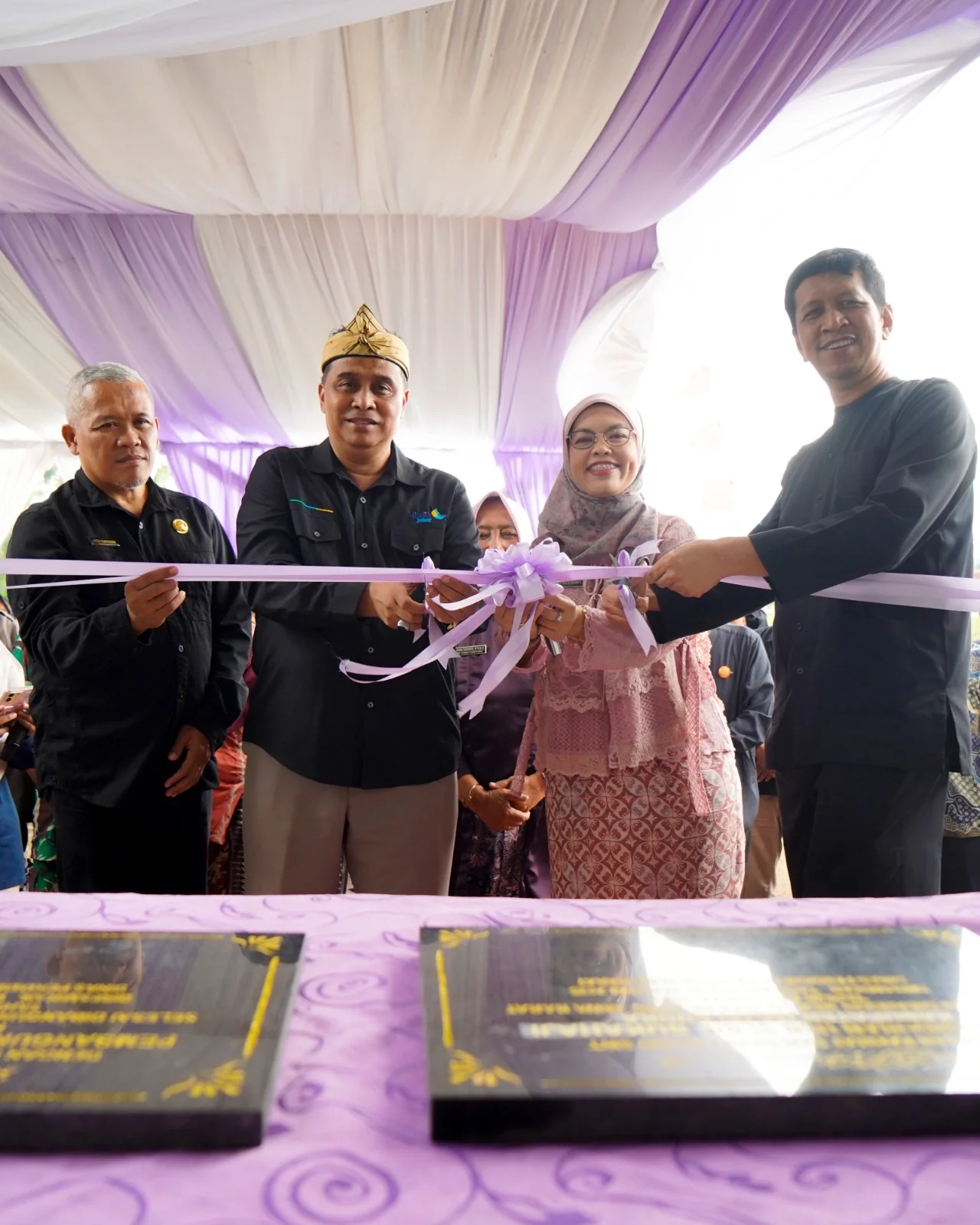 Peresmian SLBN Bungursari Kota Tasikmalaya dan SLBN Sukahaji Kab. Majalengka, Kamis (30/1/2025).(Dok-Rury Yuliatri)