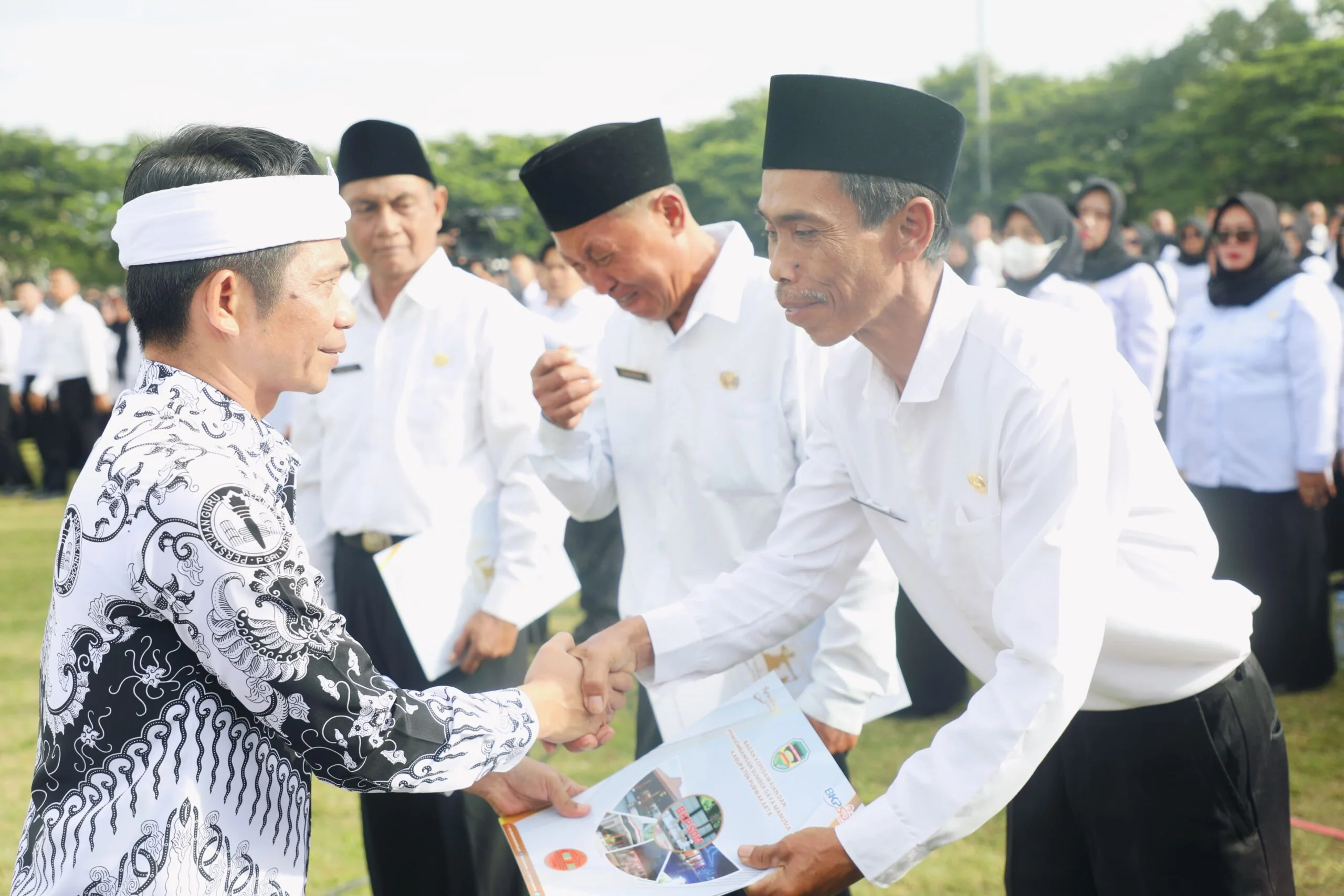Bupati Purwakarta, Saepul Bahri Binzein, dalam sambutannya menyampaikan apresiasi mendalam kepada para PPPK yang baru dilantik.Ist