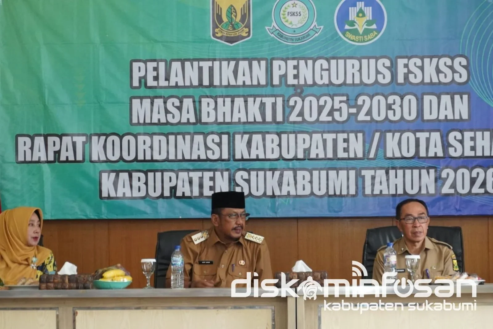 Bupati Sukabumi, Asep Japar, dan disaksikan oleh Sekretaris Daerah Kabupaten Sukabumi, Ade Suryaman. Bidang IKP_Diskominfosan