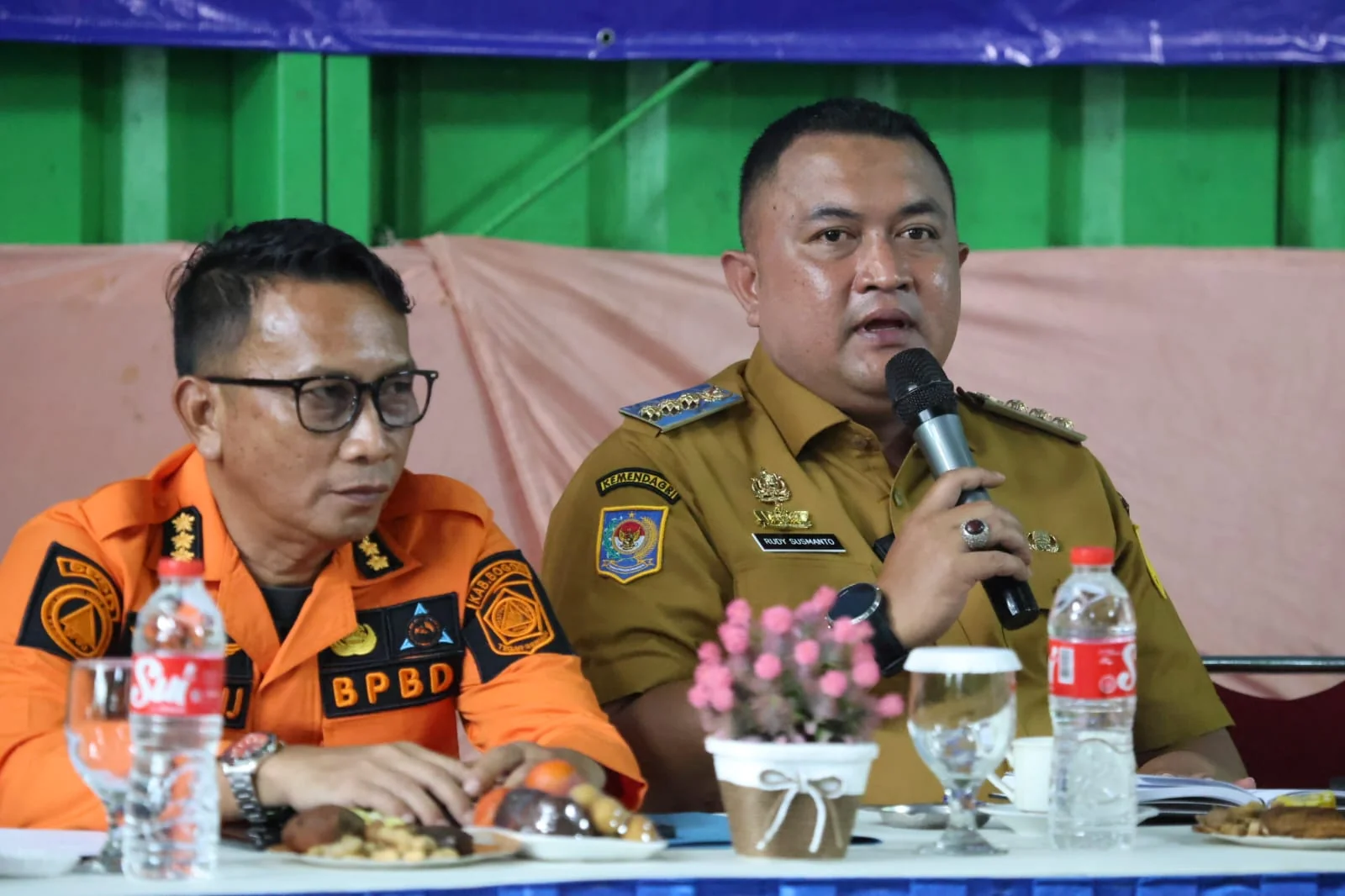Bupati Bogor Rudy Susmanto menghadiri Musyawarah Perencanaan Pembangunan (Musrenbang) di Kelurahan Puspanegara.Dok-Diskomimfo Kab Bogor