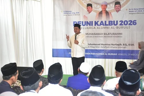 Bupati Sumedang Dony Ahmad Munir menghadiri Reuni Alumni Pondok Pesantren Mahasiswa (PPM) Al Buruuj.Dok-Diskominfosanditik Sumedang