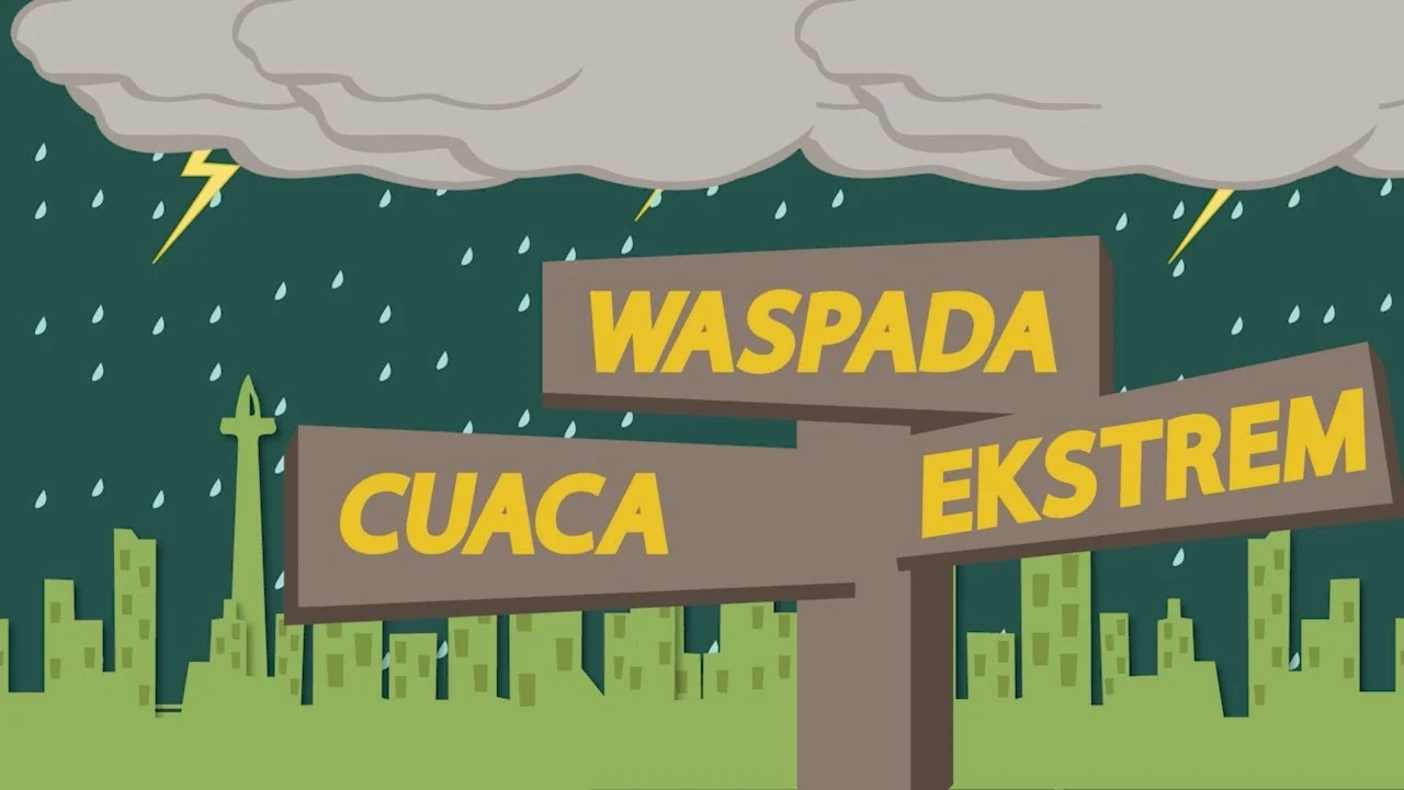 Waspada Cuaca Ekstrem, Hujan Lebat dan Angin Kencang pada 24-25 Januari 2026