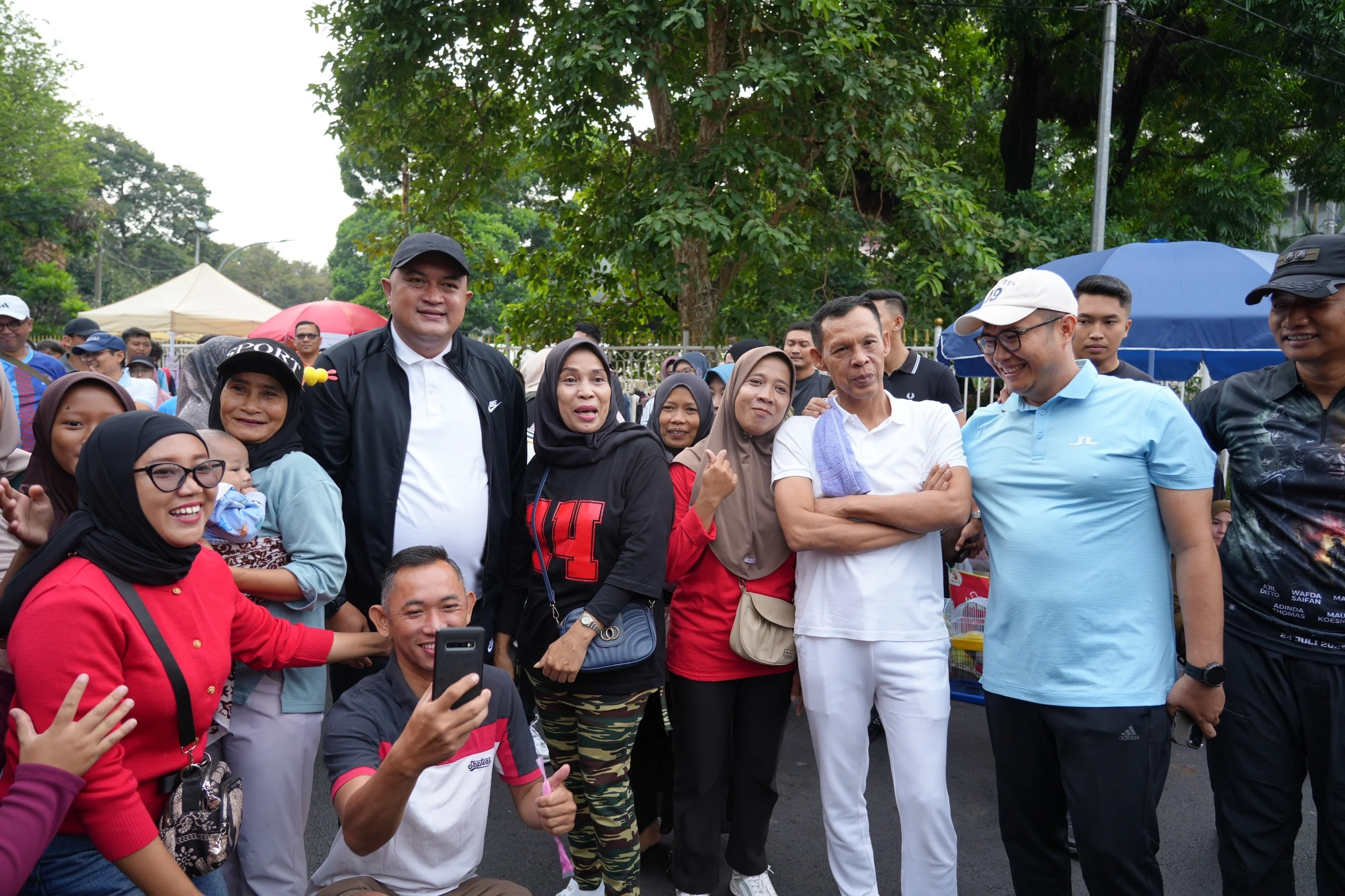 Bupati Bogor Rudy Susmanto dan Wakil Bupati Bogor, Sekretaris Daerah Kabupaten Bogor, Ketua DPRD Kabupaten Bogor, Dandim 0261, Ketua Pengadilan Agama, serta seluruh Kepala Satuan Perangkat Daerah (SKPD).Ist