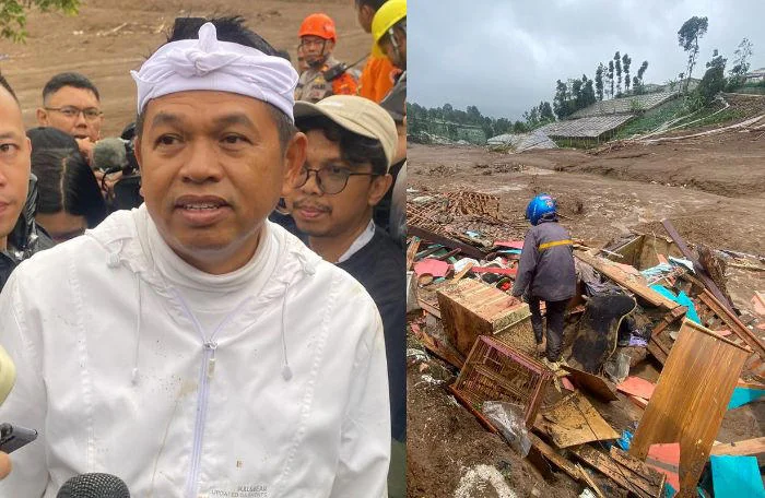 Dedi Mulyadi Bantu Keluarga Korban Longsor Cisarua  KBB Malah Banjir Kritikan