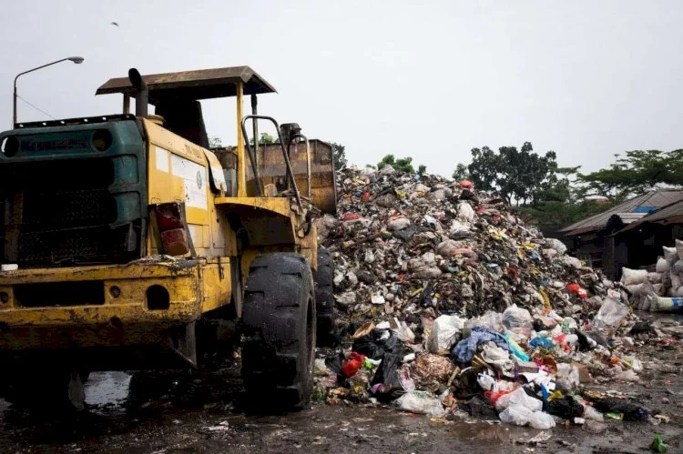Sampah Menggunung di Pasar Caringin Bandung, Pengelola Berkilah Kabar Hoaks