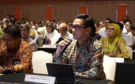 Wakil Bupati Sumedang M Fajar Aldila menghadiri Rapat Kordinasi Percepatan Pembangunan Sekolah Rakyat Tahap 2 yang diselenggarakan Kantor Staf Presiden Republik Indonesia.Dok-Diskominfosanditik Sumedang