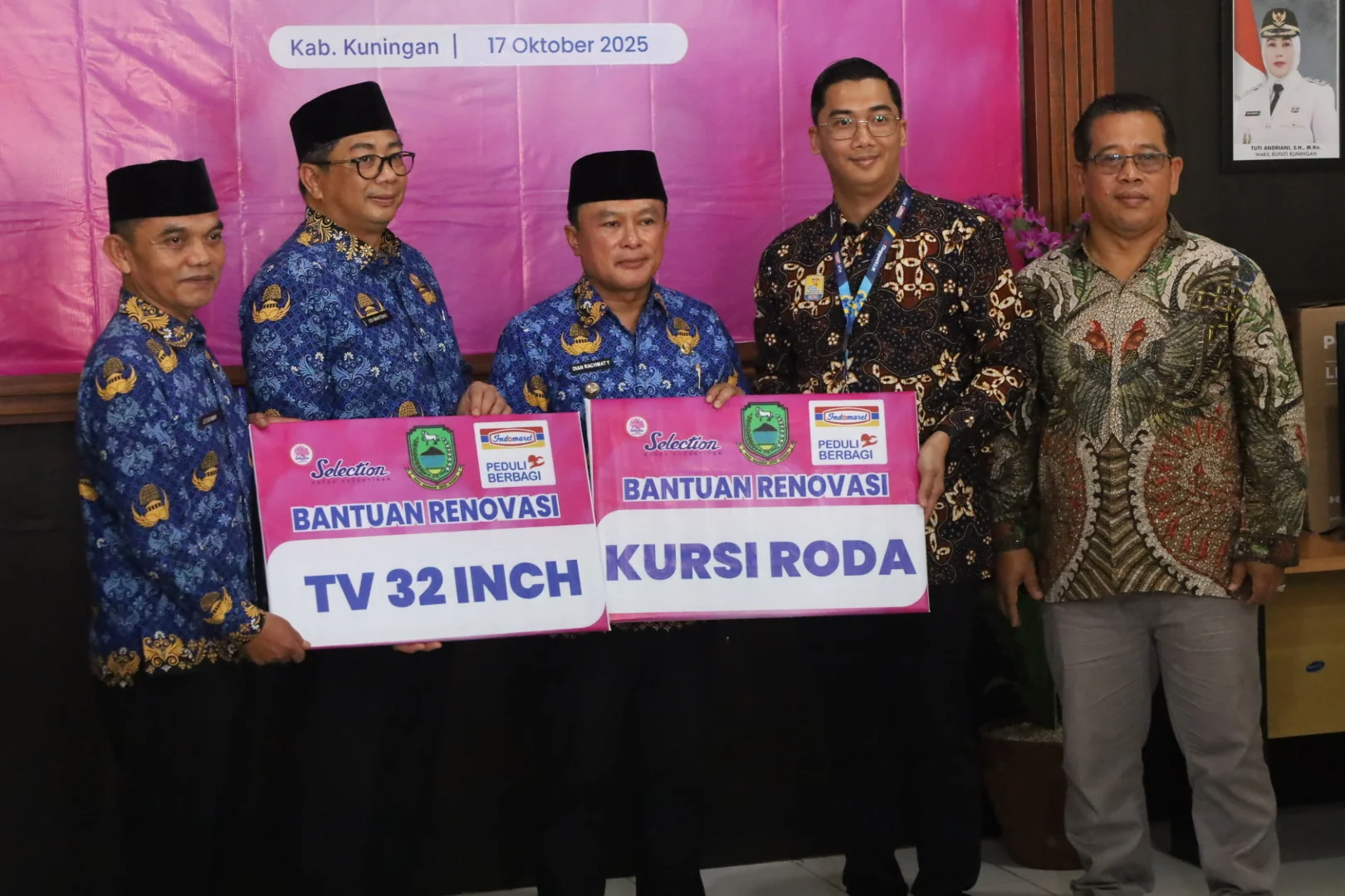 Renovasi Puskesmas Manggari oleh Bupati Kuningan, Dr. H. Dian Rachmat Yanuar, M.Si.,Ist