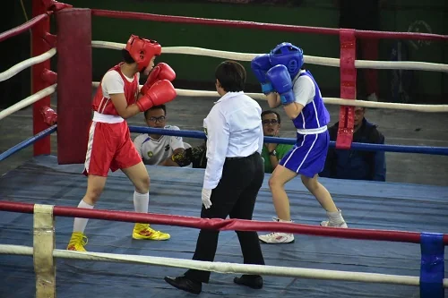 Turnamen Boxing Bupati Cup  di GOR Tadjimalela dibuka Bupati Sumedang Dony Ahmad Munir.Dok-Diskominfosanditik Sumedang