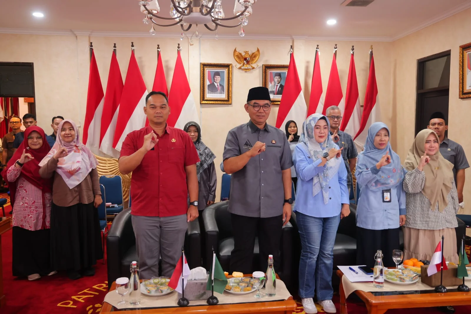 Sekretaris Daerah (Sekda) Kabupaten Bogor,Ajat Rochmat Jatnika meluncurkan sistem Manajemen Talenta di kantor Badan Kepegawaian dan Pengembangan Sumber Daya Manusia (BKPSDM), Cibinong.Dok-Diskominfo Kab Bogor