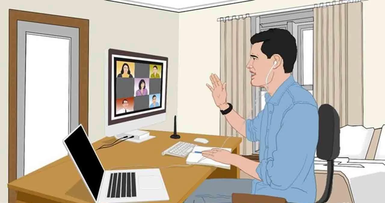 Ilustrasi WFH