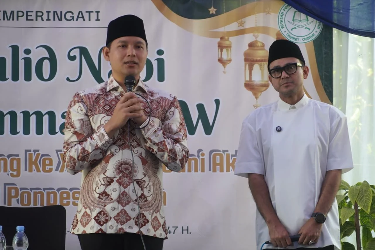 Bupati Cianjur, dr. Wahyu, bersama Wakil Bupati Cianjur, Abi Ramzi.Ist